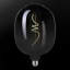 Luxe Smoked Glass Luxury Oversized 5W E26 LED Bulb