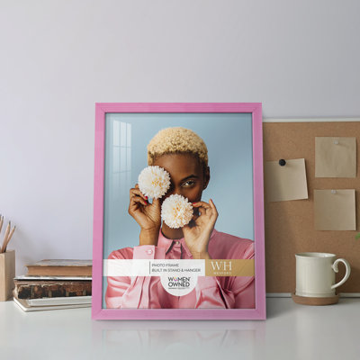 Pink Wood Picture Frame - Set of 8