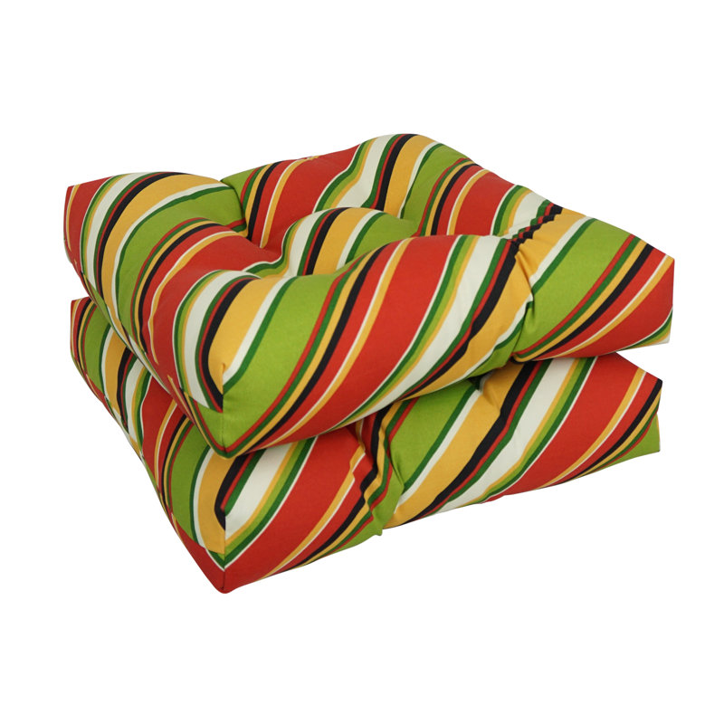 Coussin de siège d'extérieur 2 pièces Ebern Designs