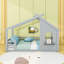 Lit House House avec fenêtre et tablette-2131463009-2131462302