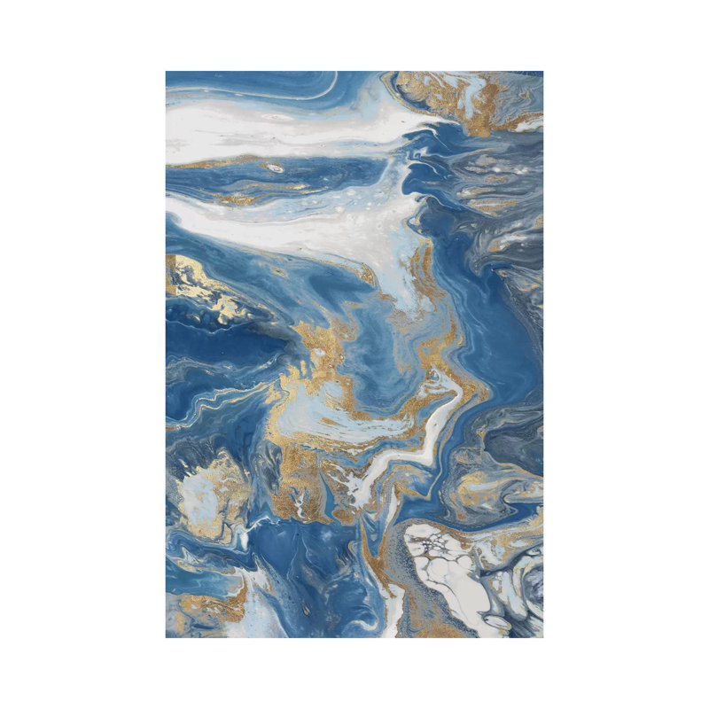 «Fluid Memories III» par Eva Watts, reproduction d'art sur toile tendue, H 40 po x l 26 po x P 1,5 po