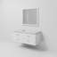 Meuble-lavabo simple l 48 po x P 22 po et miroir 43 po Castor-104785247-104830986
