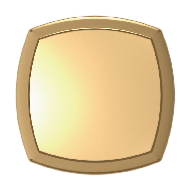 4452 Severin Fayerman A Knob, Polished Brass