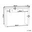 Tenley 100cm Glass Top Console Table