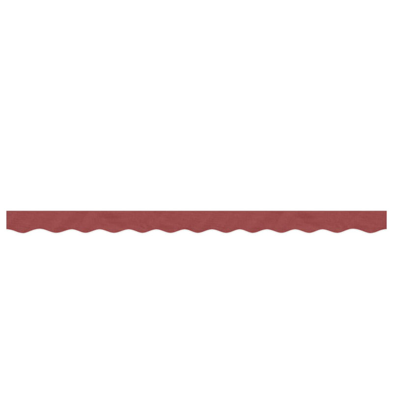Replacement Fabric For Awning Valance, Burgundy, Solid Colour, 280cm W x 20cm D