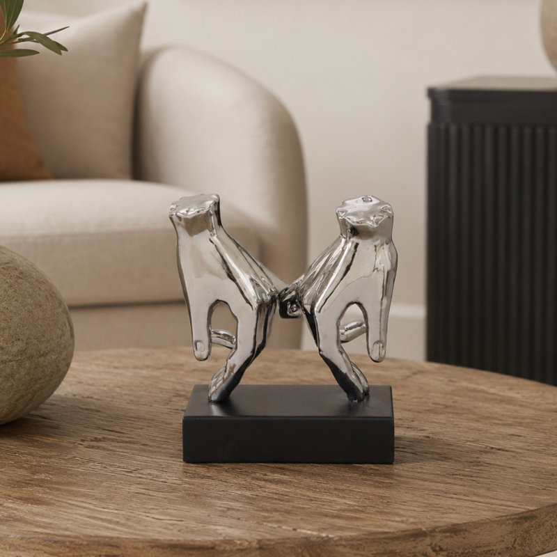 Sculpture en argent polystone