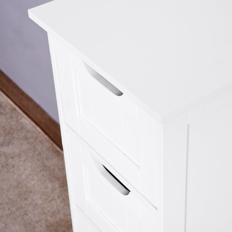 Chic White Bathroom Cabinet With Innovative Drawer Concepts For Efficient Organization Storage Deep Drawers Maximum Efficiency