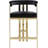 Marcello Upholstered 26.4" Counter Stool with Metal Frame-504853693