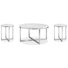 Parkdale Round Cocktail Table With 2 Round End Table