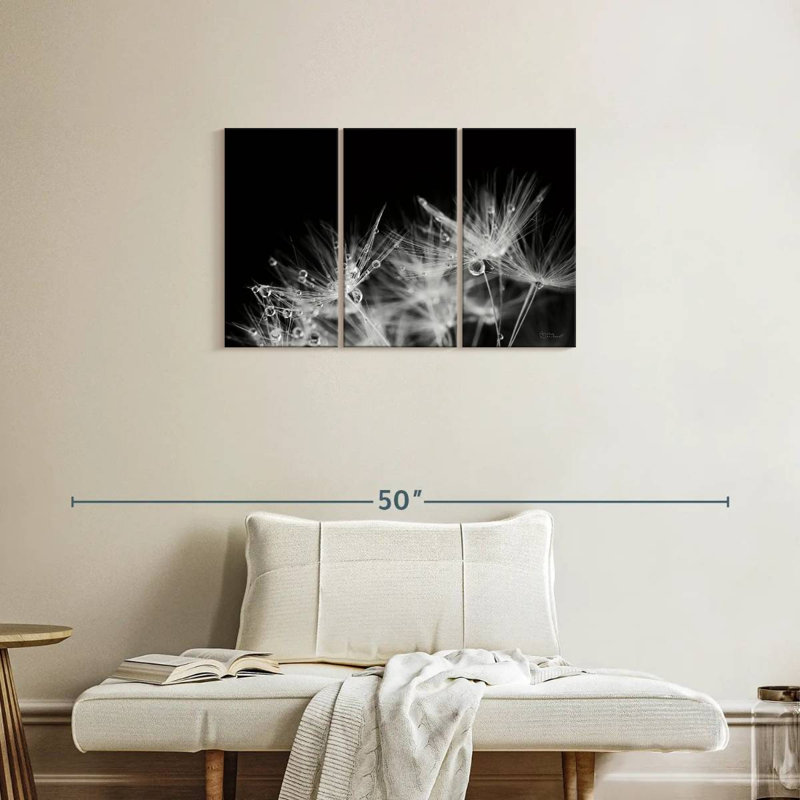 Harnek Dandelion Dewdrops, 20" H x 33" W