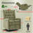 Chemika 24.02"W 360° Swivel Manual Recliner-1997147261