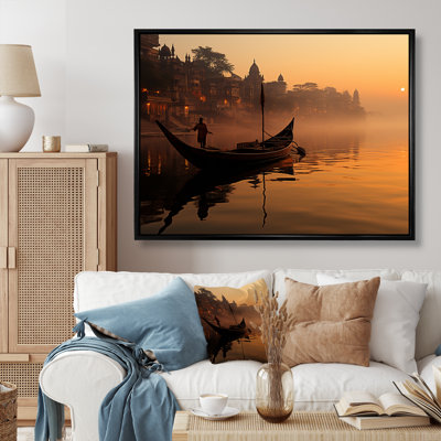 L'hindouisme Varanasi révérence sur toile