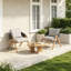 Chaise de patio avec coussins (ensemble de 2)-170908302