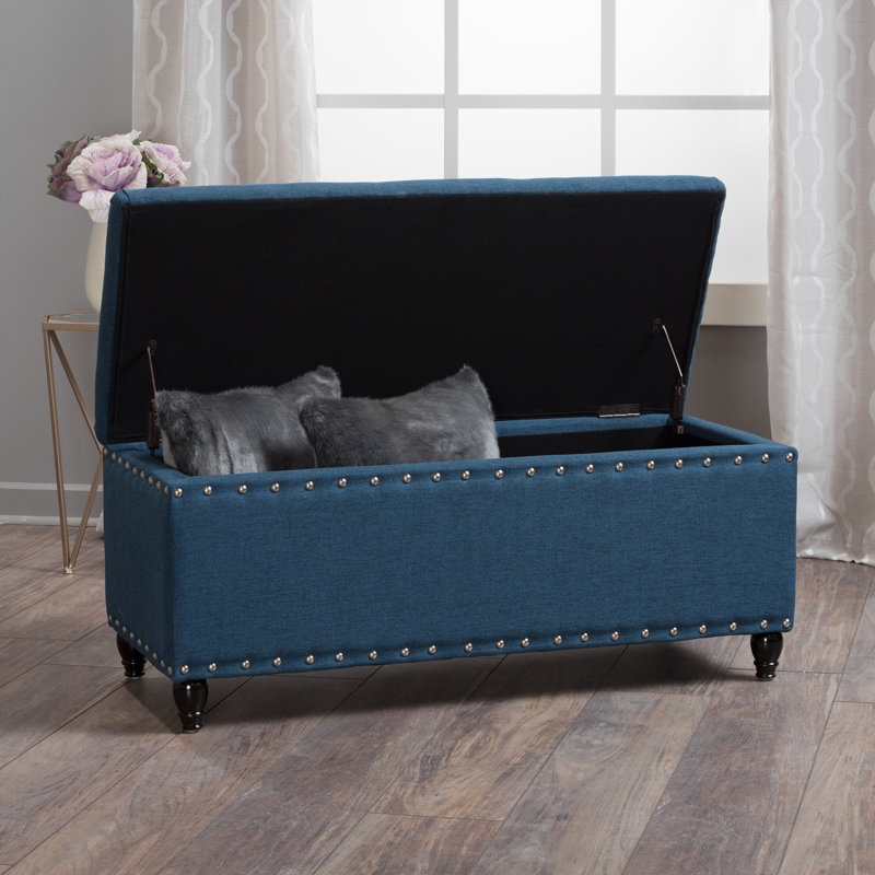 OTTOMAN DE RANGEMENT, Marine