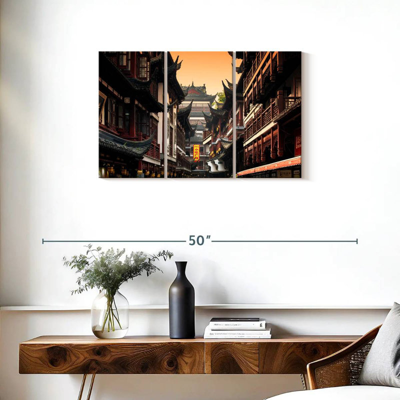 Sebbie Architecture In Yuyuan Garden, 20" H x 33" W