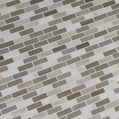 Canyon Gale Brick 12 in. x 13 in. Honed Marble Mosaic Floor and Wall Tile