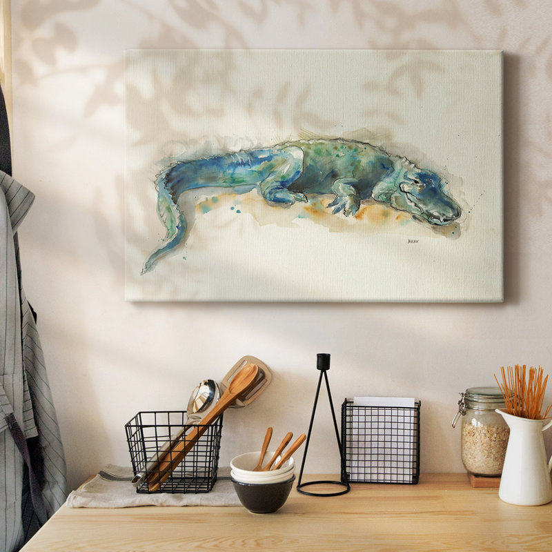 Toile tendue Alligator-Gallery, H 24 po x l 36 po
