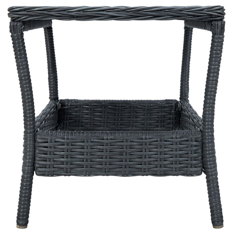 Table basse Brilie, Gris foncé