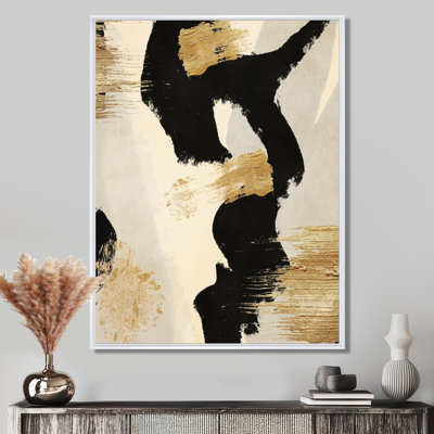 Abstrait Glam Collage, peinture sur toile - Collage II