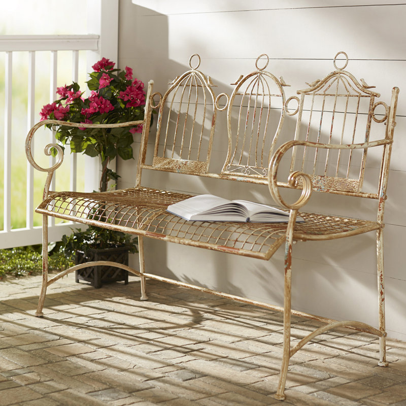 Pinedo Metal Outdoor Bench