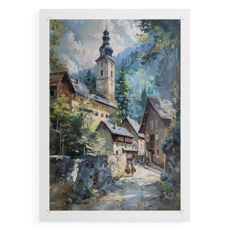 LANDSCAPES Series CCCLXXVI -Canvas Print Only - NOT FRAMED