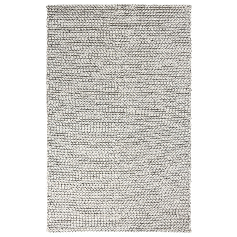 Tapis décoratif en laine mélangée à la main Dawson, Rectangle de 5 pi x 8 pi
