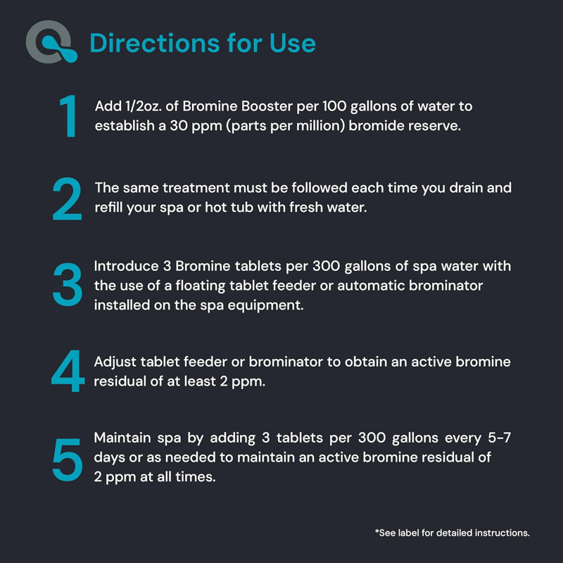 AquaDoc Spa Bromine Booster - Oxidizing Spa Shock to Establish Bromide Reserve - Spa Sodium Bromide for Hottubs - 1lbs Bromide Oxidizer