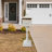 Aluminum Post Mounted Post box with Magnetic Closure and with Newspaper Compartment-50562769