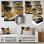 Golden Passage To Transitional Art III - Art mural moderne en métal transitionnel, impression d'art moderne en métal-721821607