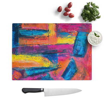 Tempered Glass Art Painting Vol.287 Chopping Board
