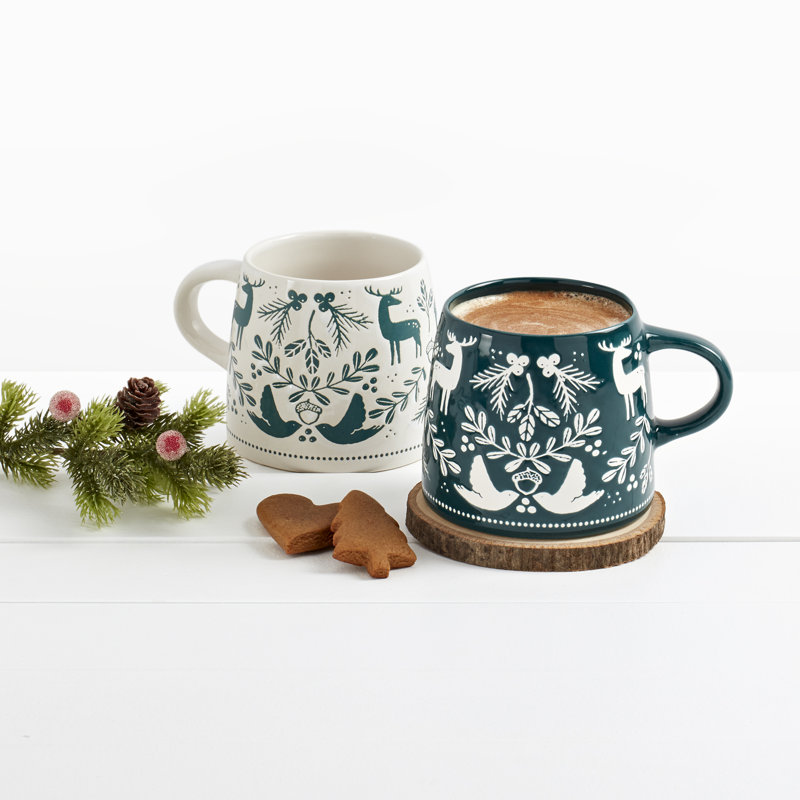 2PC 26Oz WINTER FOREST MUG SET