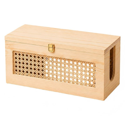 Wooden Cable Management Box
