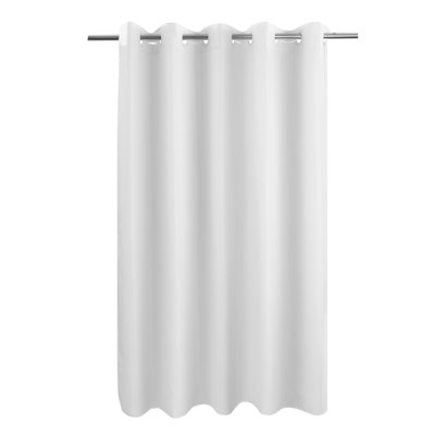 No Hook Waterproof Fabric Shower Curtain