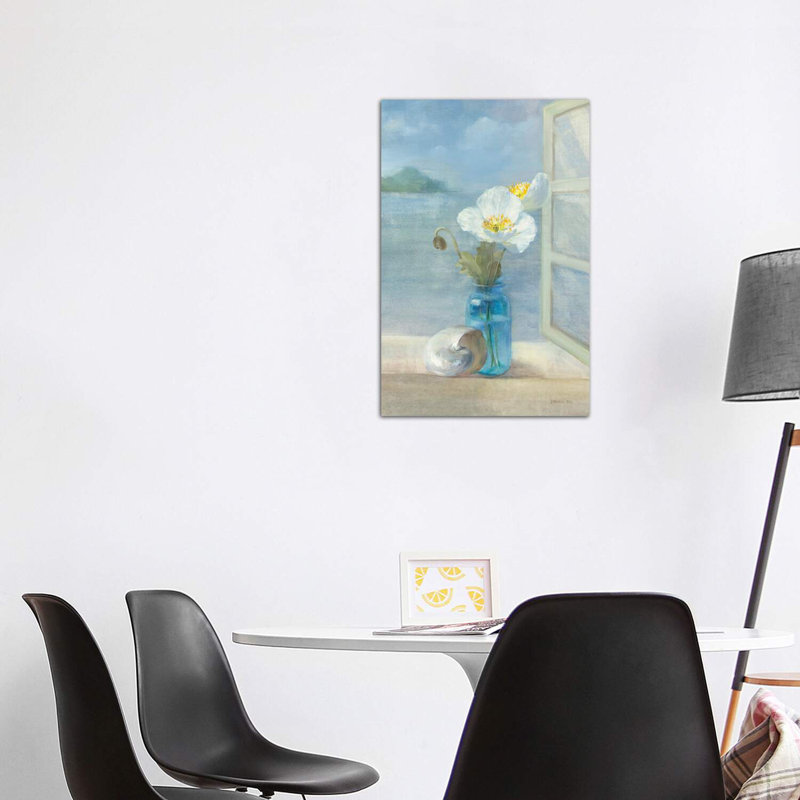 «Coastal Floral II» par Danhui Nai - reproduction d'art, Toile tendue, H 40 po x l 26 po x P 1,5 po
