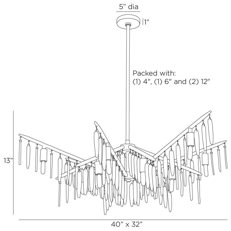 Gia 12 - Light Chandelier