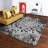 Faux Cowhide Digital Printed Patchwork Astral Sequence Contemporary Indoor Area Rug Cotton Canvas Backing (4'' X 6'')-70063389
