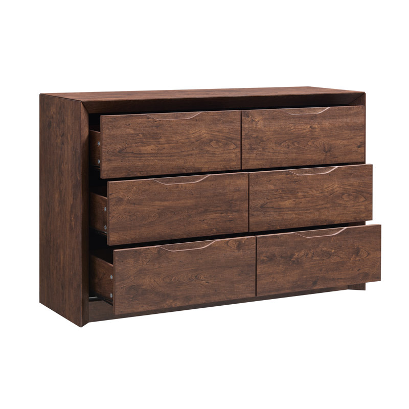 Commode 6 tiroirs avec rangement spacieux