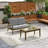 Marlo Teak Outdoor Two-person Patio Set With Cushions And Coffee Table-1259133061-1259133057