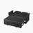 Black Velvet Sleeper Sofa Bed-1176179185