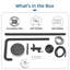87.4"H Temperature Control 316 Stainless Steel Freestanding Outdoor Shower with Hand Shower-119285616