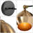 Lateefah-A 1 - Light Dimmable Modern Black/Brass Armed Sconce
