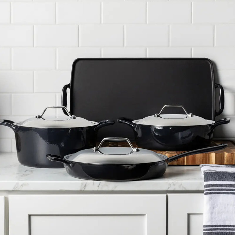 All-Clad Enameled Cast Iron, Dutch Oven With Lid, 6 Quart
