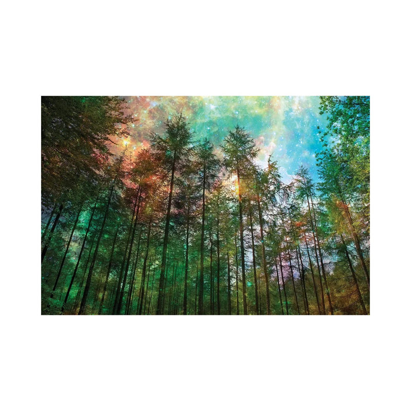 Forest Glow by Ros Berryman - Painting on Canvas, Wrapped Canvas, 30.48 cm H x 45.72 cm W