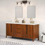 Sequoia 72 In. Double Sink Whitebrook Quartz Countertop Bath Vanity in Mango Wood With Chrome Faucet-469412031-444738822
