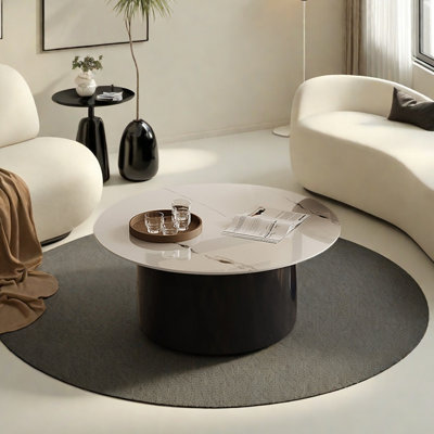 Table basse moderne en pierre micro-cristalline