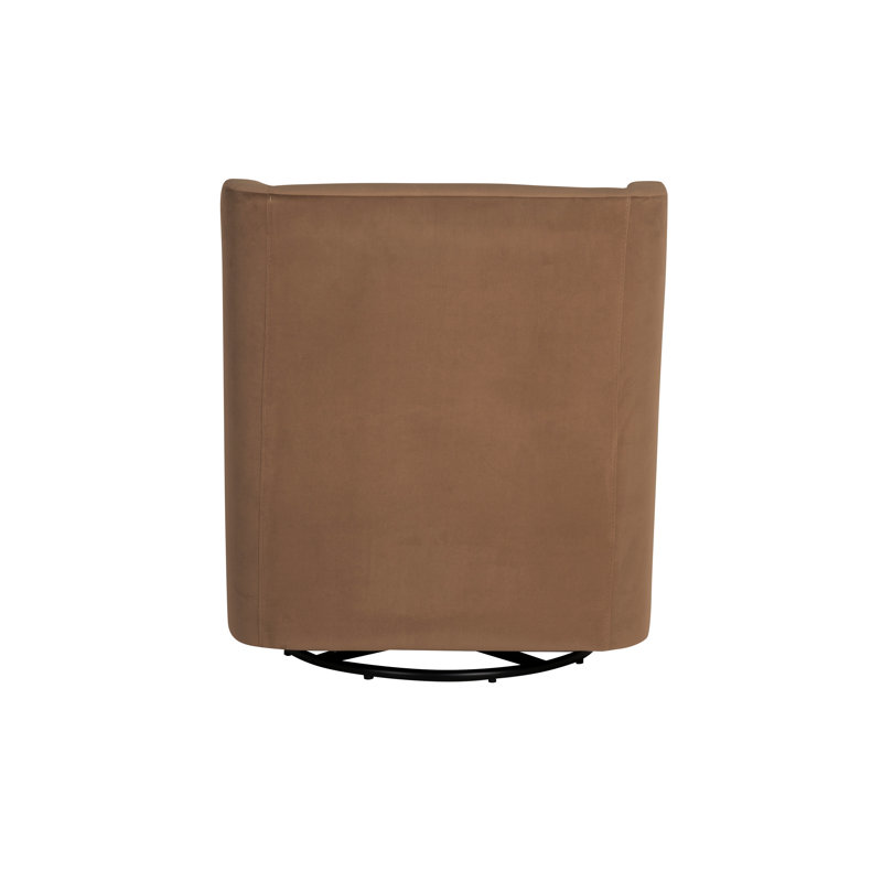 Senna Swivel Brown Rocker Chair