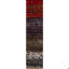 Tapis en polyester tissé à la main rouge, bourgogne et jaune Gherardo-24415602