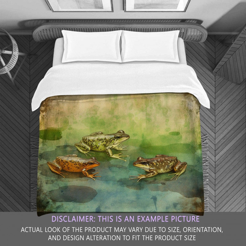 Eco Frog Bedding, King Comforter