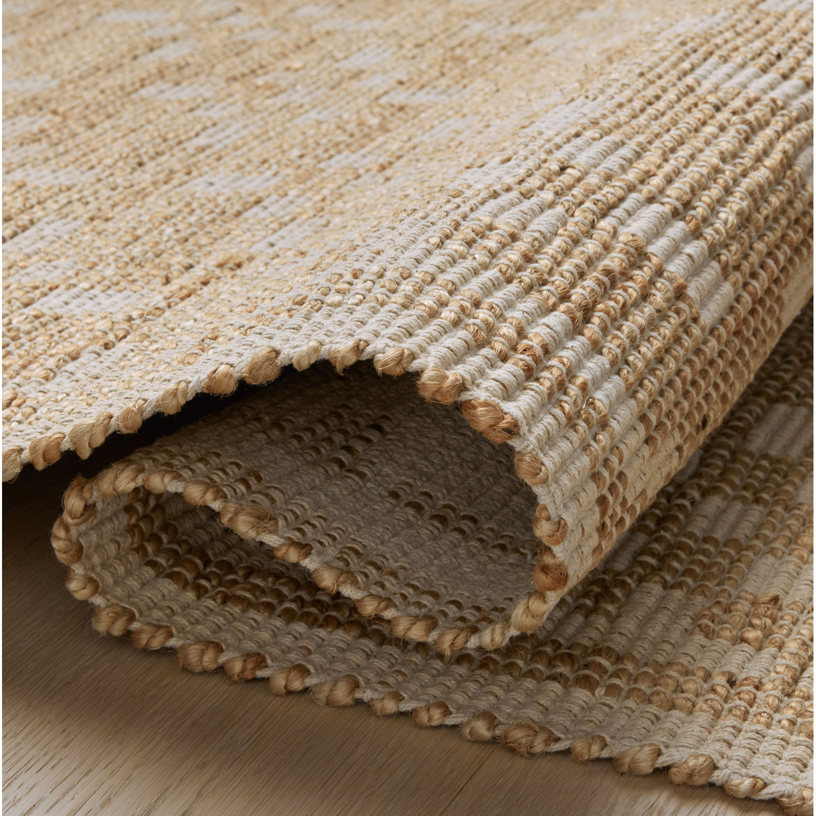 Judy Natural / Ivory Area Rug, Runner 2'6" x 7'6"