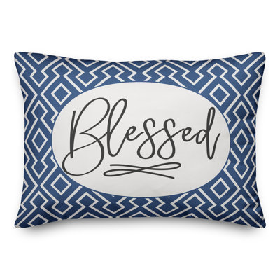 Housse de coussin rectangulaire et insert Blessed